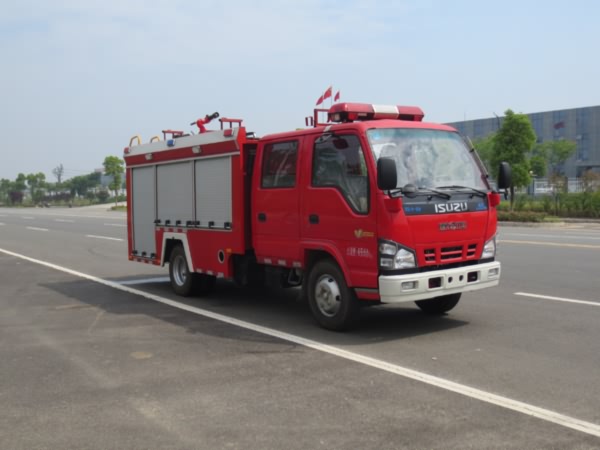 國(guó)五慶鈴2噸水罐消防車（130馬力）