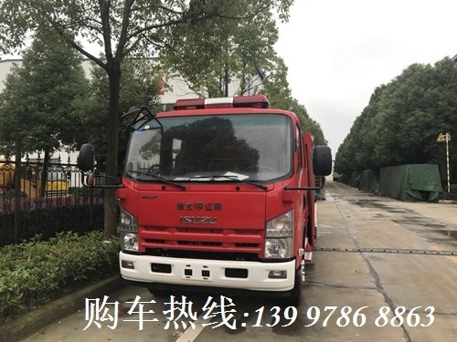 國(guó)五慶鈴3噸水罐消防車